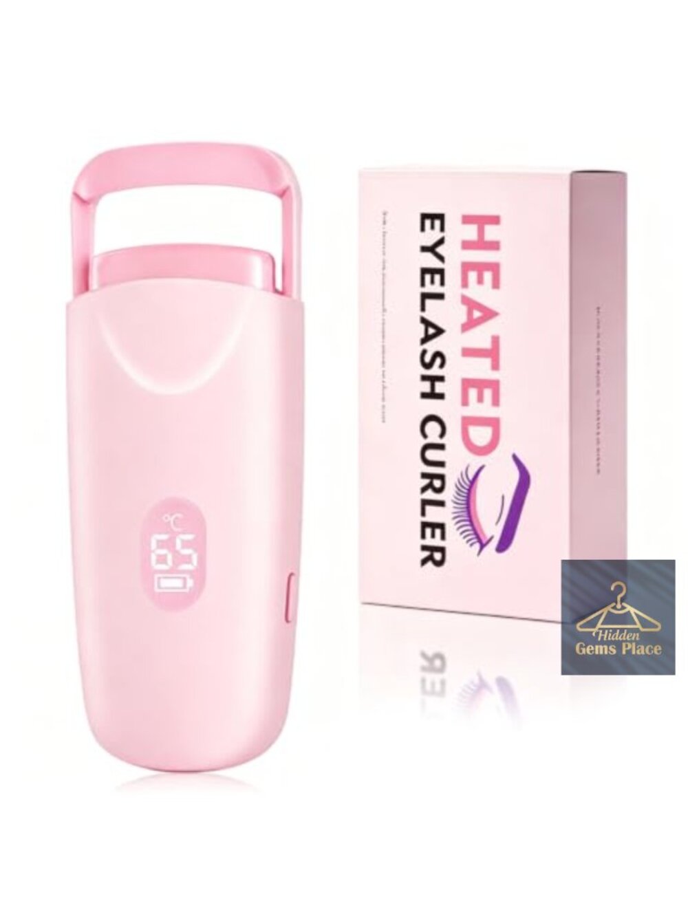 Heated Eyelash Curler Electric 3 Gear Temperature Control Rechargeable Type-C